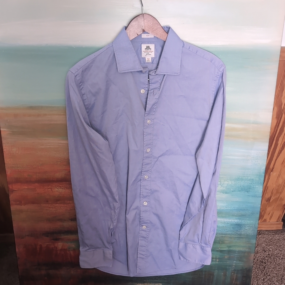 J. Crew Light Blue Dress Shirt 15 1/5 34